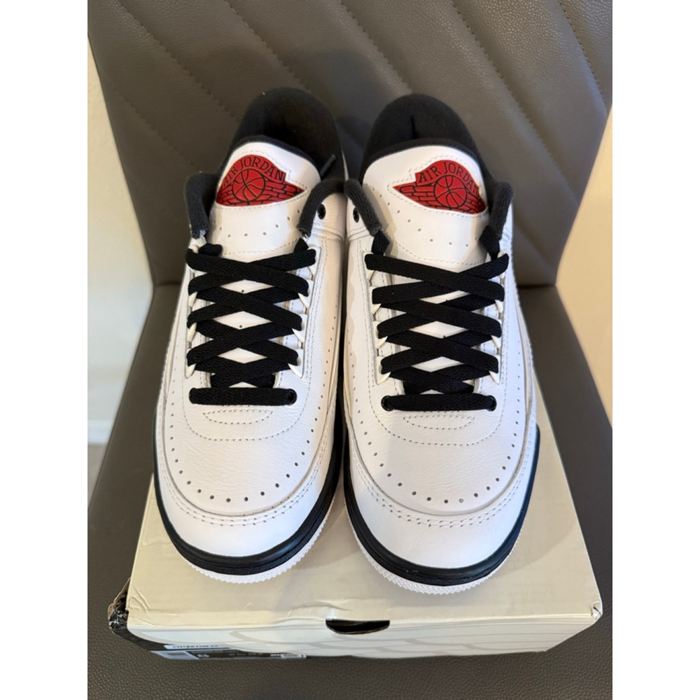 Men's Air Jordan 2/3 Sneakers Size 8 White Black Blue Red - Picture 2 of 10